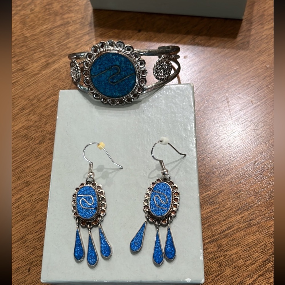 Vintage Southwestern jewelry - Alpaca Mexico